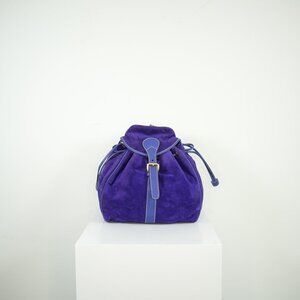 Gucci Purple Suede Backpack